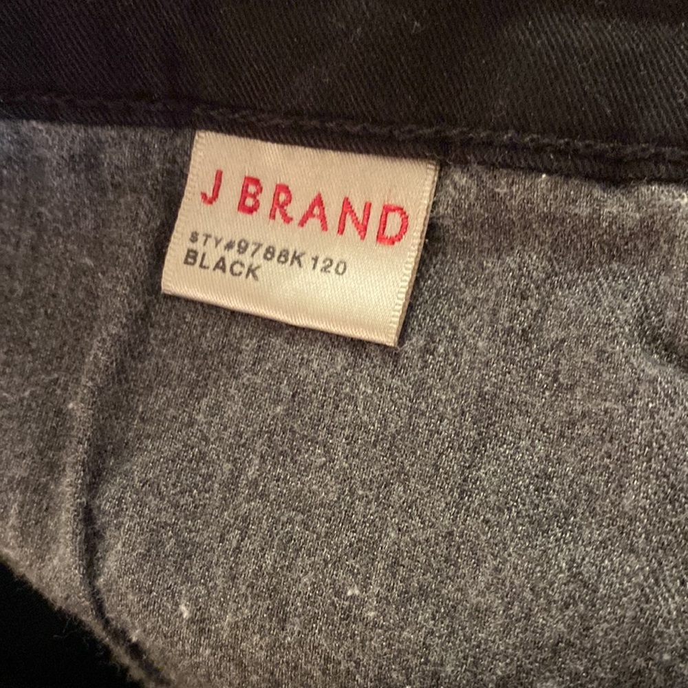 J Brand Skinny Black Jeans Size 30 - Picture 6 of 8